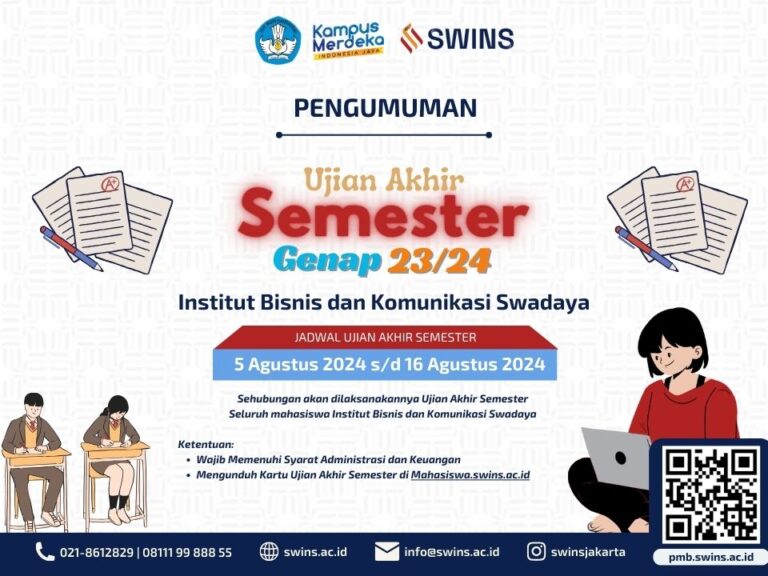 Pengumuman UAS 2023-2024 Genap